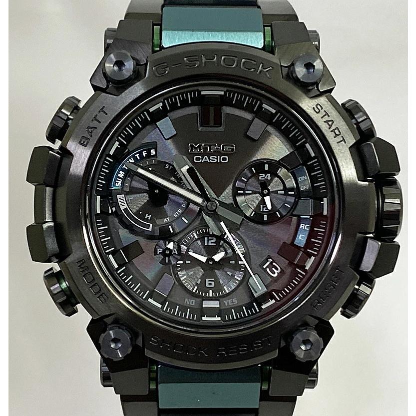 恋人達のGショック ペアウオッチ カシオ G-SHOCK BABY-G 電波ソーラー MTG-B3000BD-1A2JF MSG-W600G-1AJF 黒 ブラック 送料無料の画像