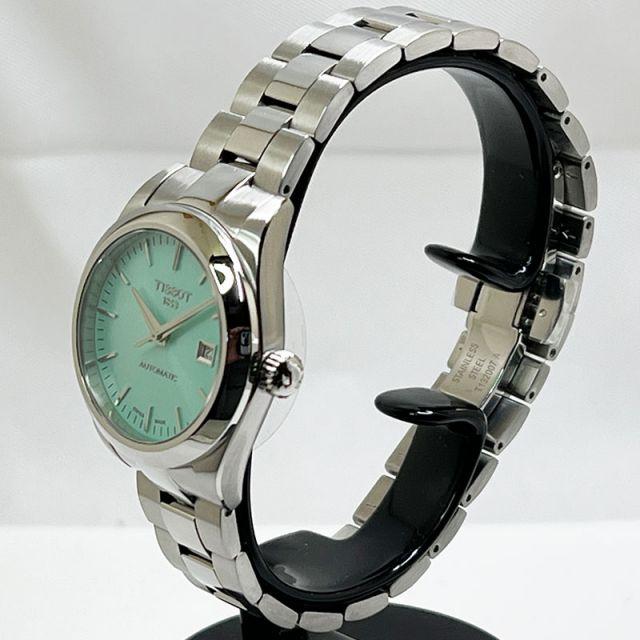 TISSOT ティソ T-マイ レディ オートマティック レディス腕時計 T132.007.11.091.00 ライトグリーン 文字盤 自動巻 ケース径29.3ミリ 最長48時間パワーリザーブの画像