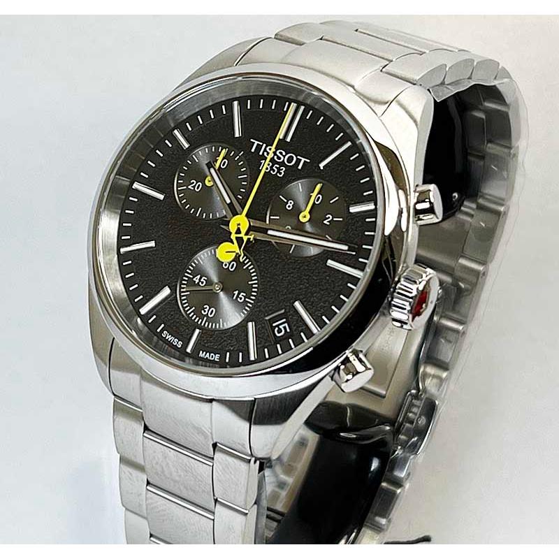 ティソ 腕時計 TISSOT ティソ PR 100 ツール・ド・フランス 40mm T-クラシック tissot T150.417.11.051.00 ブラック文字盤 クオーツ ケース径40ミリの画像
