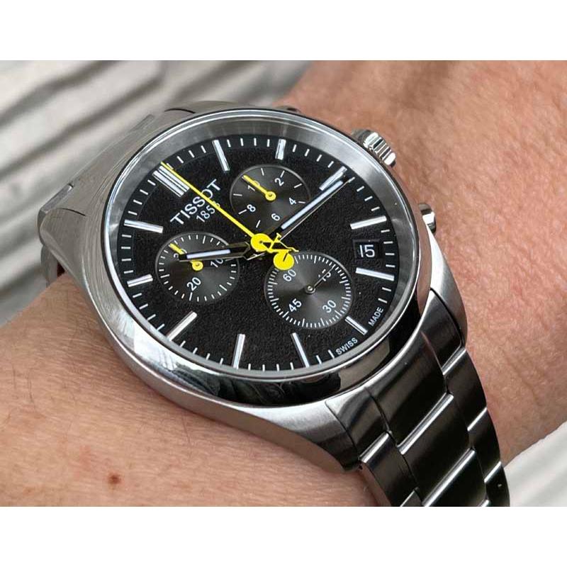 ティソ 腕時計 TISSOT ティソ PR 100 ツール・ド・フランス 40mm T-クラシック tissot T150.417.11.051.00 ブラック文字盤 クオーツ ケース径40ミリの画像