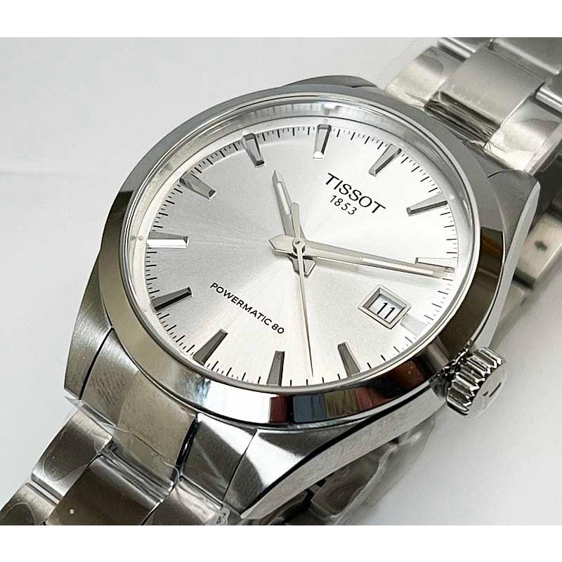 ティソ 腕時計 TISSOT ジェントルマン メンズ腕時計 GENTLEMAN  T165.807.11.031.00 メタル シルバー文字盤 自動巻 ケース径38ミリ パワーリザーブ最大80時間の画像