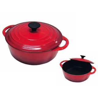 LE CREUSET 鋳鉄製 両手鍋 レッド 20cm｜Yahoo!フリマ（旧PayPayフリマ）