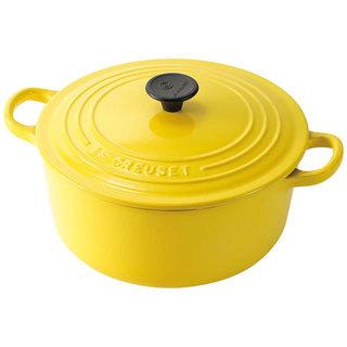 LE CREUSET ル・クルーゼ ル・クルーゼ トラヂィション ココットロンド 22cm 2501-22-23 レモン