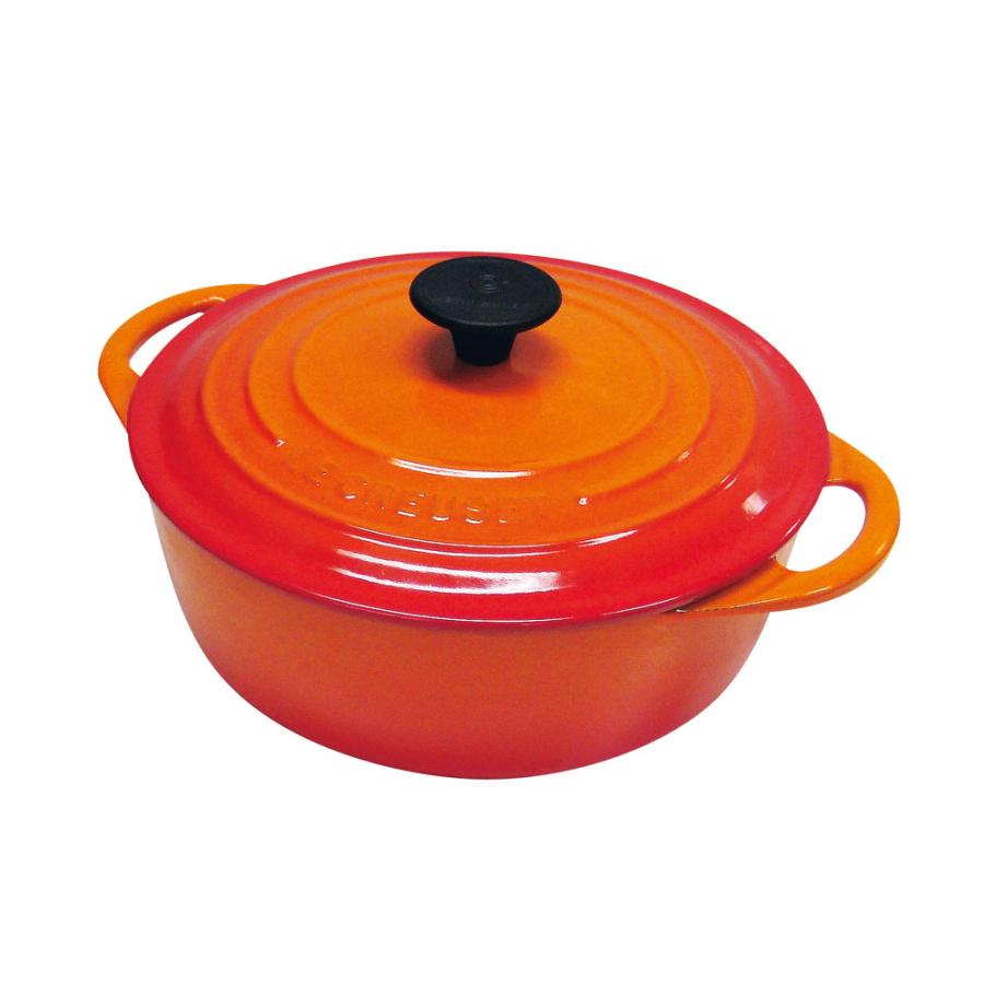 【美品】LE CREUSET　ココット ビス　オレンジ　20cm LE CREUSET ル・クルーゼ ココット・ビス ロンド 20cm オレンジ : NEXT