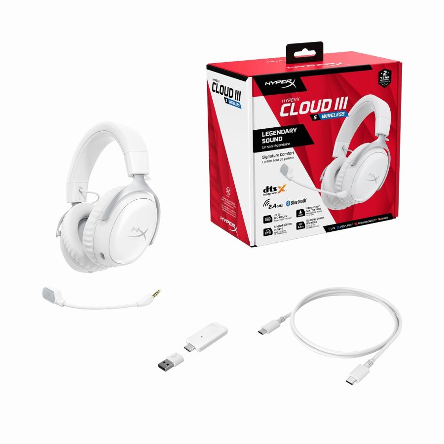HyperX ハイパーエックス Cloud III S ワイヤレスゲーミングヘッド