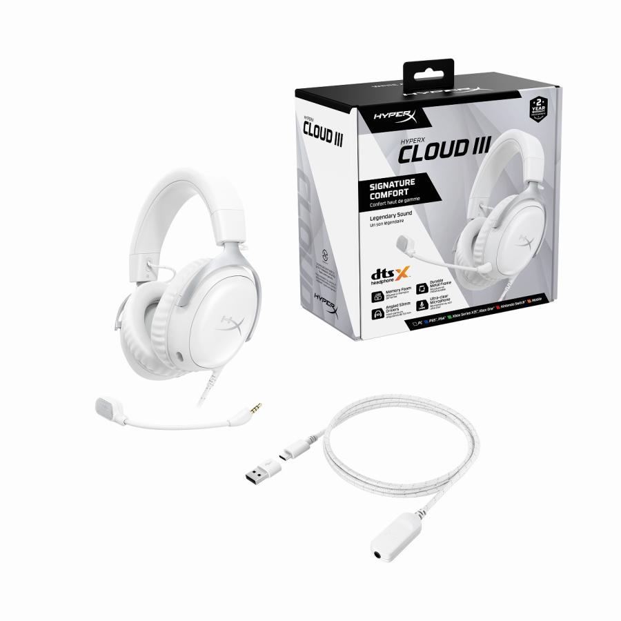 HyperX ハイパーエックス Cloud III ゲーミングヘッドセット BS7C1AA