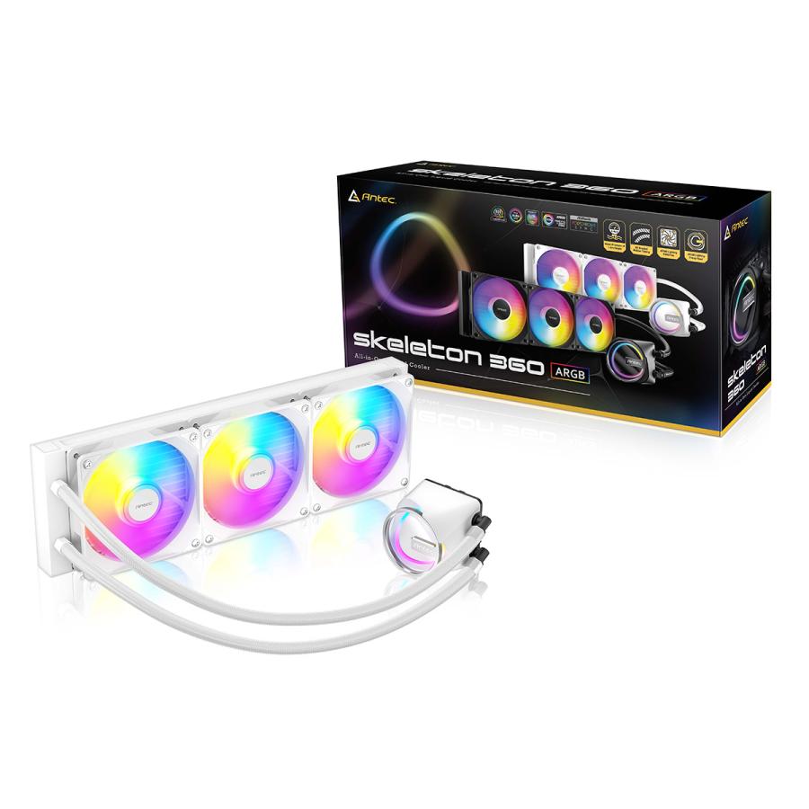 Antec アンテック ARGB LEDファン搭載水冷一体型ユニット ホワイト