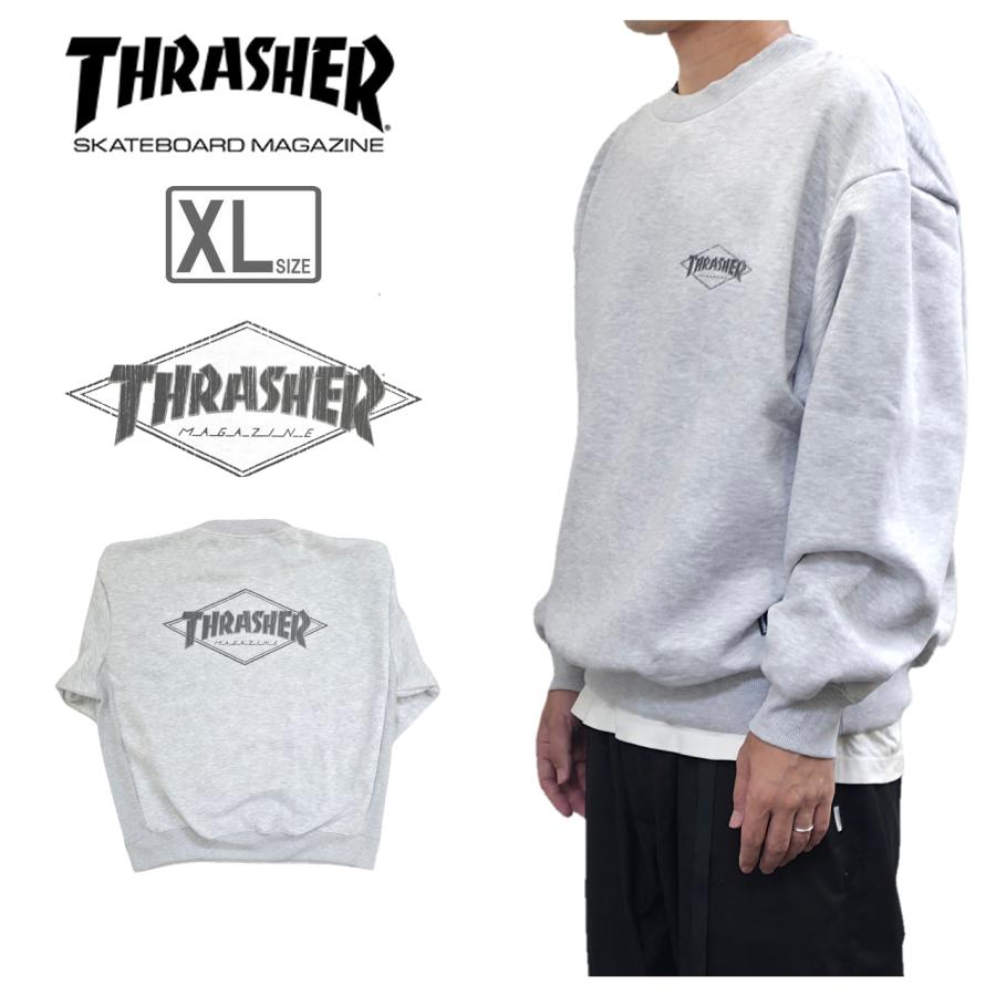THRASHER スラッシャー 【メンズ】裏起毛クラックプリントC/N 