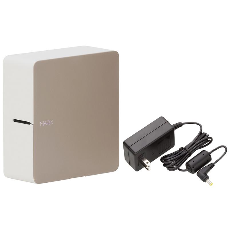 KINGJIM キングジム テープ1本おまけ付き ACアダプタ付 スマホ専用ラベルライター テプラPRO MARK SR-MK1 ベージュ KINGJIM キングジム テープ1本おまけ付き ACアダプタ付 スマホ専用