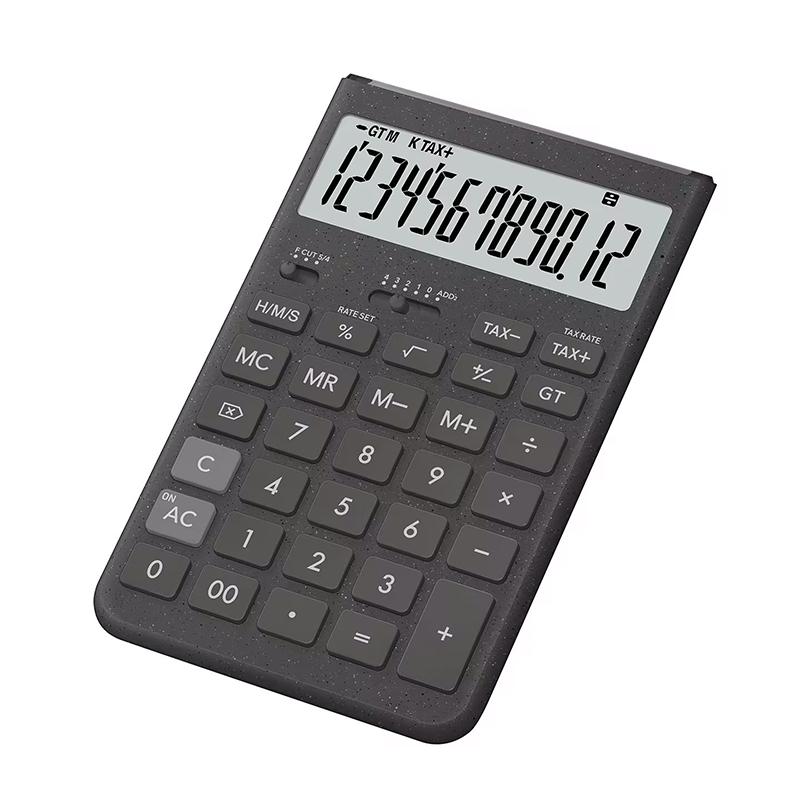CASIO カシオ デザイン電卓 ジャストタイプ Comfy コンフィ ダークグレー 5台セット JT-200T-GY-N_1