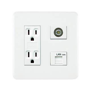 INABA 因幡電機産業 Abaniact/アバニアクト 情報コンセント LAN/TV 