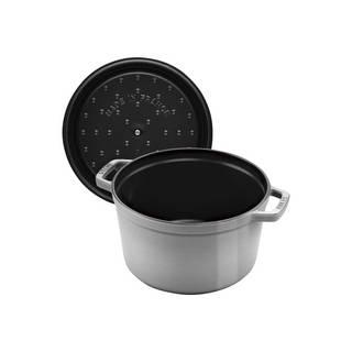 staub ストウブ  ストウブ　グランドココット　24cm グレー　40502-291｜murauchi3