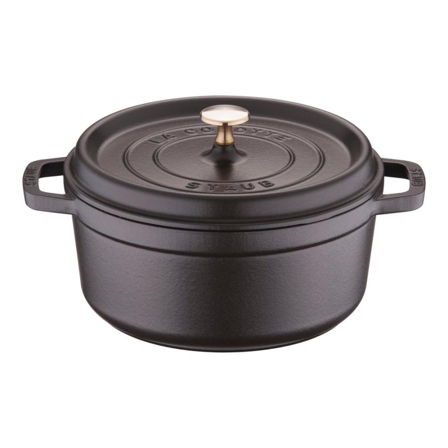 staub ストウブ ホーロー鍋 RST3408 ピコ・ココット ラウンド (24cm 