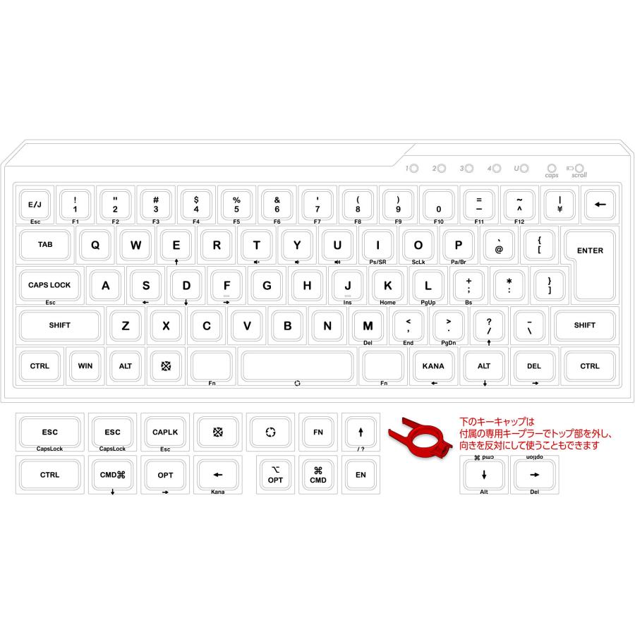 ダイヤテック FILCO Majestouch MINILA-R Convertible MX SILENT
