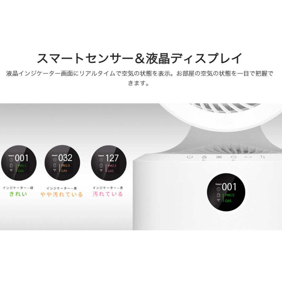 Acerpure AC553-50W Acerpure Cool 空気清浄機 (ホワイト) 最大27畳