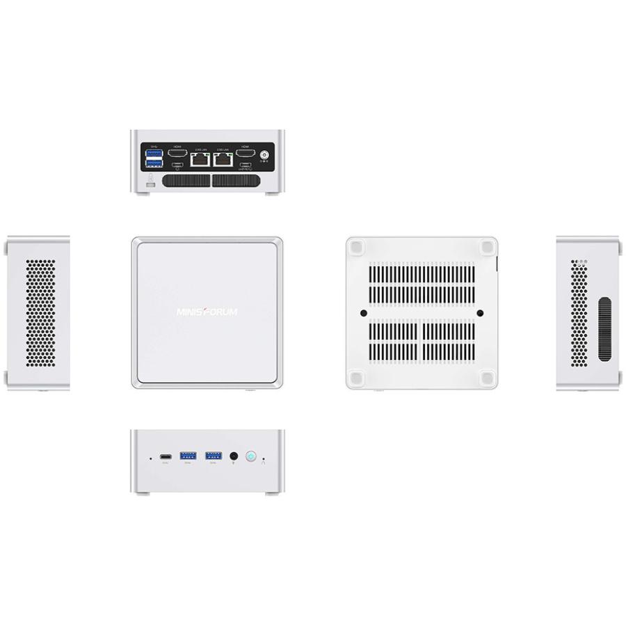 MINISFORUM ミニスフォーラム Intel Core i3-1220P搭載ミニPC MINISFORUM NAB3R NAB3R-16/512-W11Pro(1220P)の画像