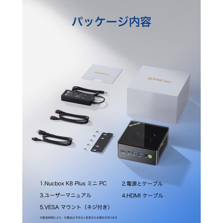 GMKtec ジーエムケーテック ミニPC（Ryzen 7/32GBメモリ/1TB SSD