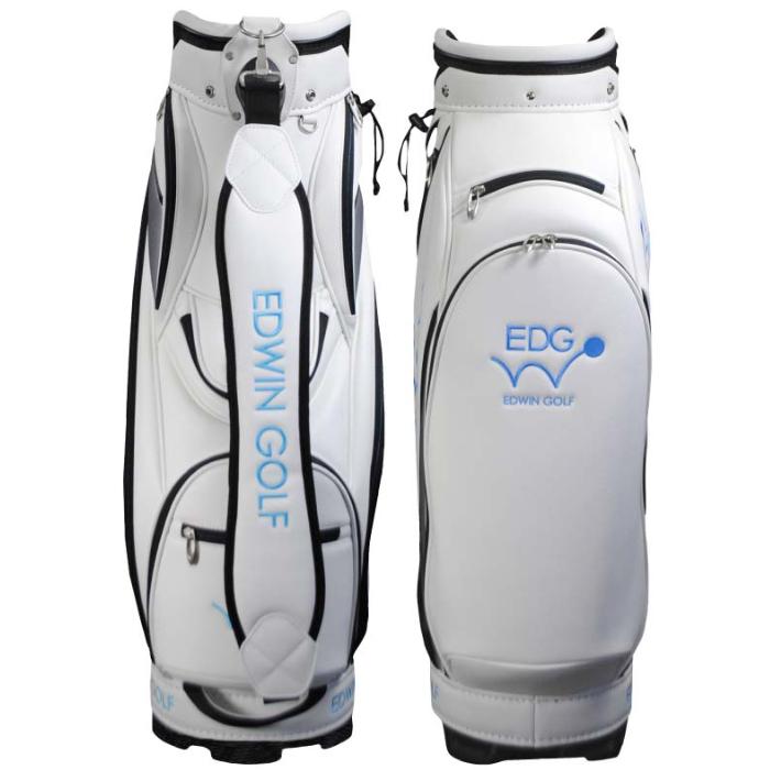 LEZAX/レザックス EDWIN GOLF 9.5型キャディバッグ 【ホワイト】 EDCB