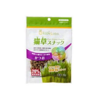 AIM エイムクリエイツ GREEN Labo 猫草スナック かつお味 40g : NEXT