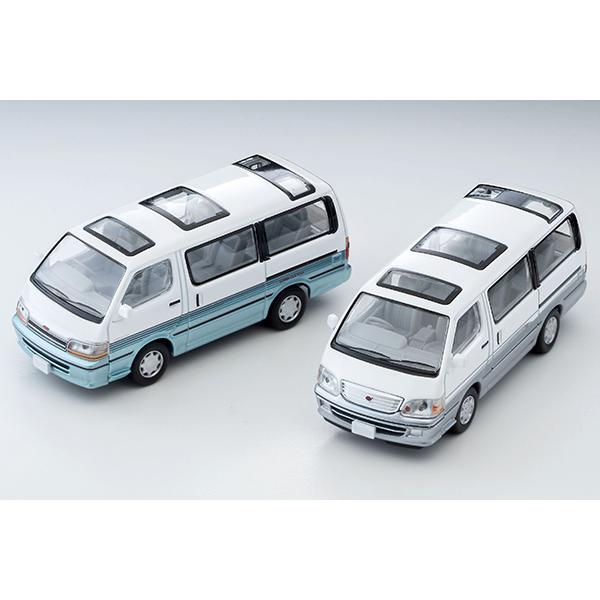 トミカリミテッドヴィンテージ ハイエース LV-N208b トヨタ ハイエースワゴン スーパーカスタム 92年式（暗赤/茶