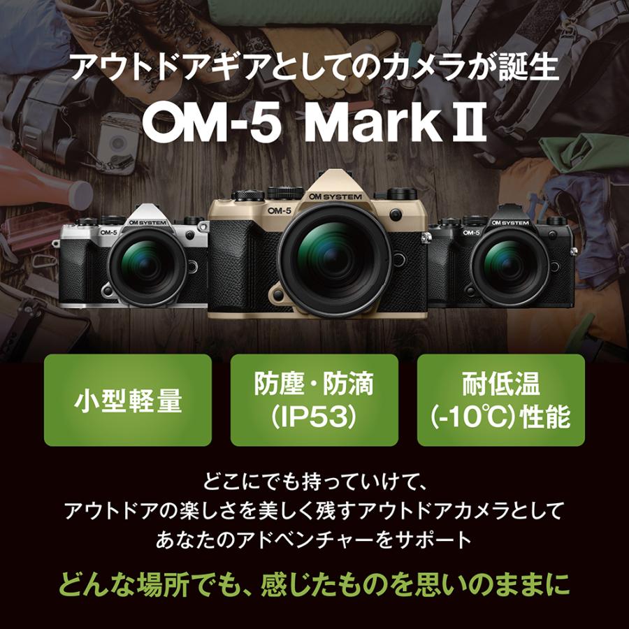 オリンパス（OLYMPUS） OM SYSTEM オーエムシステム OM-5 Mark II