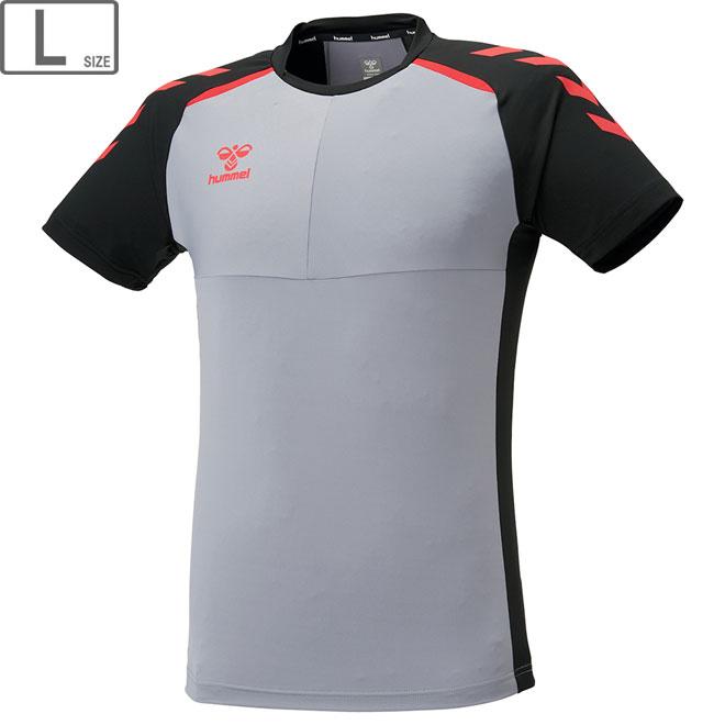 ヒュンメル hummel ハンドボール スリムプラクティスシャツ 【シルバーグレー】 【Lサイズ】 HAP1167 練習着