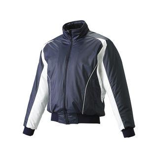 SSK エスエスケイ BWG1002-7010W 蓄熱グラウンドコート・フロントフルZIP・中綿  （ネイビー×ホワイト×ホワイト）