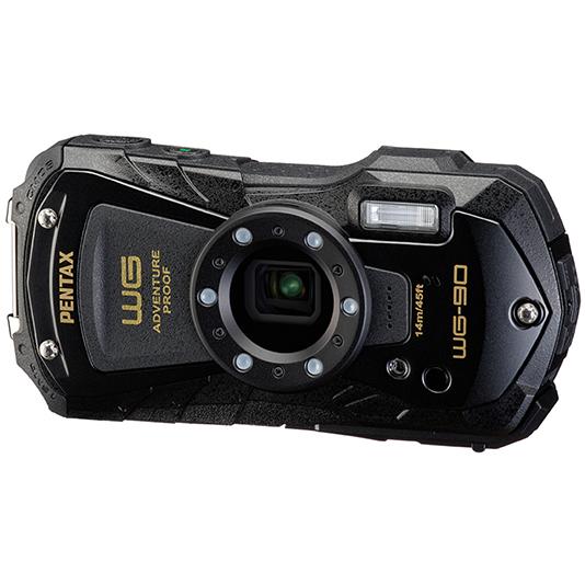 PENTAX ペンタックス WG-90 ブラック 防水コンパクトデジタルカメラ 