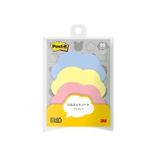 3M スリーエムジャパン  Post-it ポスト・イット シルエット フキダシ2 混色3色 SSS-FKR2｜murauchi3