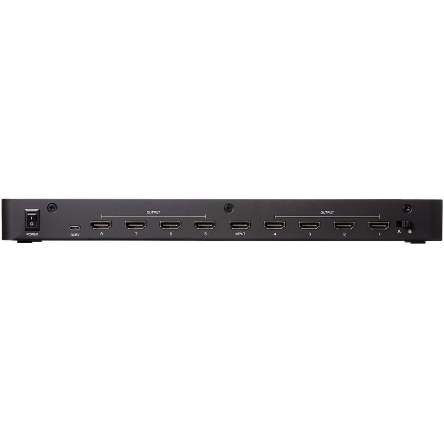 ELECOM（エレコム） HDMI分配器 4K60p対応 1入力 8出力 VSP-HDP18BK
