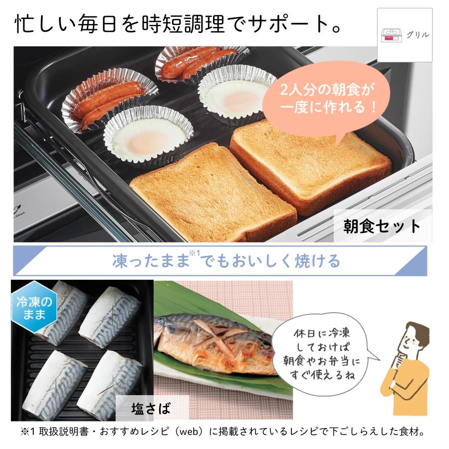 日立（HITACHI） HT-N1500KTWF(K)ビルトイン3口OH「N1500Tシリーズ」鉄