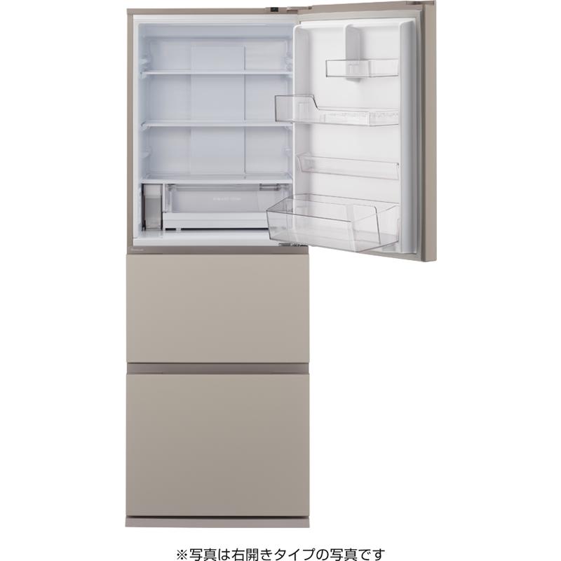 【5年間延長保証込】Panasonic パナソニック 冷蔵庫 左開き3ドア 326L ESタイプ NR-C33ES2L C「Aエリア限定配送」の画像