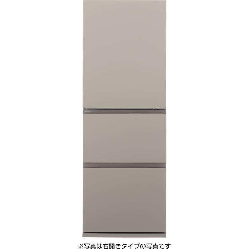 【5年間延長保証込】Panasonic パナソニック 冷蔵庫 左開き3ドア 326L ESタイプ NR-C33ES2L C「Aエリア限定配送」の画像