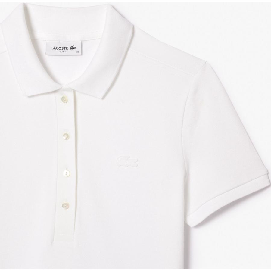LACOSTE ラコステ 【レディース】ストレッチコットンピケポロシャツ