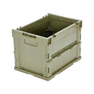 TRUSCO/トラスコ中山 α折りたたみコンテナ 20L オリーブドラブ色 TR