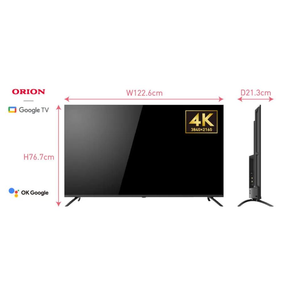 ORION オリオン 55V型4K GoogleTV搭載 スマート液晶テレビ OLS55RD10 