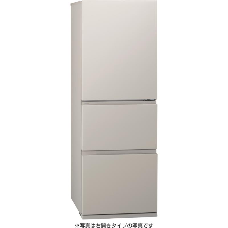 【5年間延長保証込】Panasonic パナソニック 冷蔵庫 左開き3ドア 326L JSタイプ NR-C33JS2L C「Aエリア限定配送」の画像