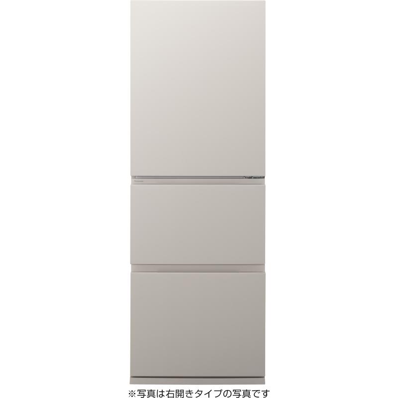 【5年間延長保証込】Panasonic パナソニック 冷蔵庫 左開き3ドア 326L JSタイプ NR-C33JS2L C「Aエリア限定配送」の画像