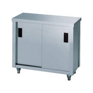 azuma/東製作所 ステンレス保管庫(片面引違戸) 1200×450×800 AC-1200K