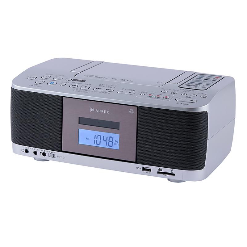 TOSHIBA 東芝 AX-KCR70（S）シルバー SD/USB/CDラジオカセットレコーダー_2