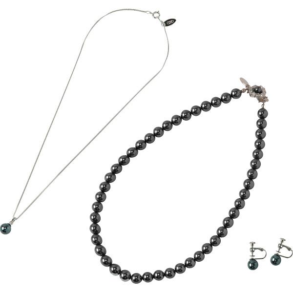 ユキコハナイ パール3点セット ブラック A-YH80BK : NEXT! - 通販  