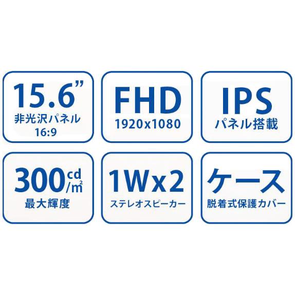 SAC エスエーシー IPSパネル採用 フルHD対応15.6インチモバイル