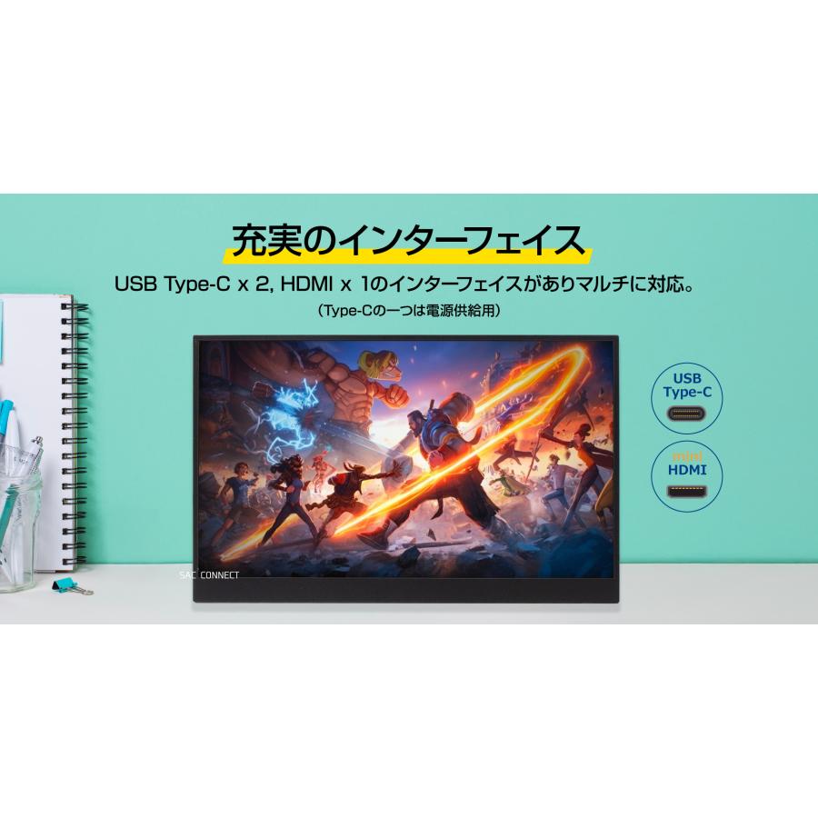 SAC エスエーシー IPSパネル採用 フルHD対応15.6インチモバイル