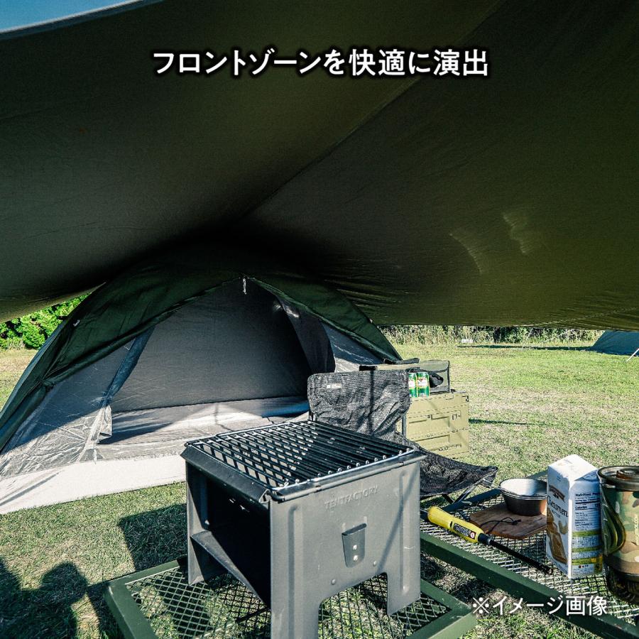 TENT FACTORY テントファクトリー Hi-TCドームテント2 カーキグリーン