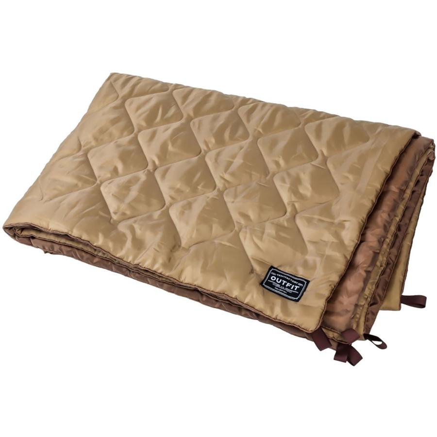 TENT FACTORY テントファクトリー キルティングブランケット ベージュ