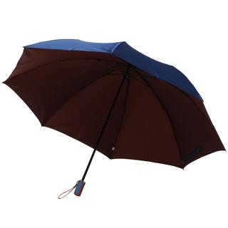 Geecle Japan/ギークルジャパン 甲州織雨傘 無地 折りたたみ傘 (ブルー) 手開き HH-02576