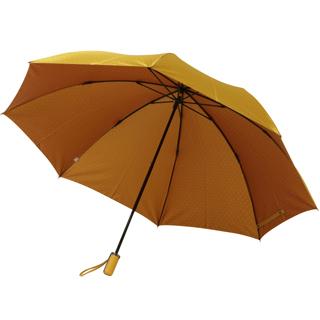 Geecle Japan/ギークルジャパン 甲州織雨傘 ドット 折りたたみ傘 (イエロー) 手開き HH-02578