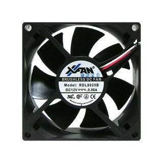 XINRUILIAN（X-FAN）  80mm超低速ファン 1600rpm 80X80X25mm RDL8025BL(16NMB)｜murauchi3