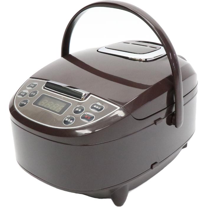 HIRO ヒロコーポレーション HK-RC554BR Modere ワンタッチ炊飯器 5合