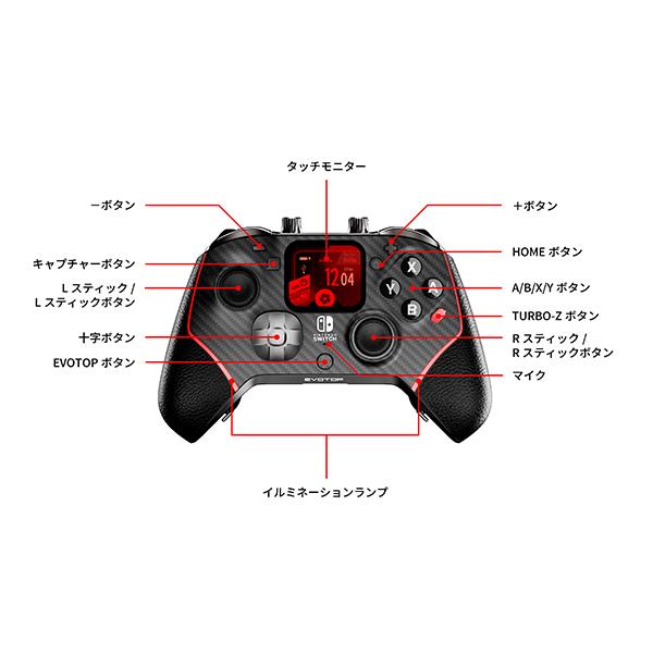 ZUIKI 瑞起 高機能ゲームコントローラー EVOTOP(Black) ZKNS ZUIKI 瑞起 高機能ゲームコントローラー EVOTOP(Black) ZKNS